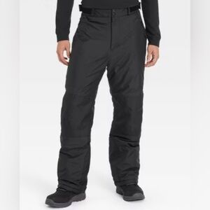 All in Motion Ski Snow Boys Med 8/10 Black Insulated Snowboarding Pants